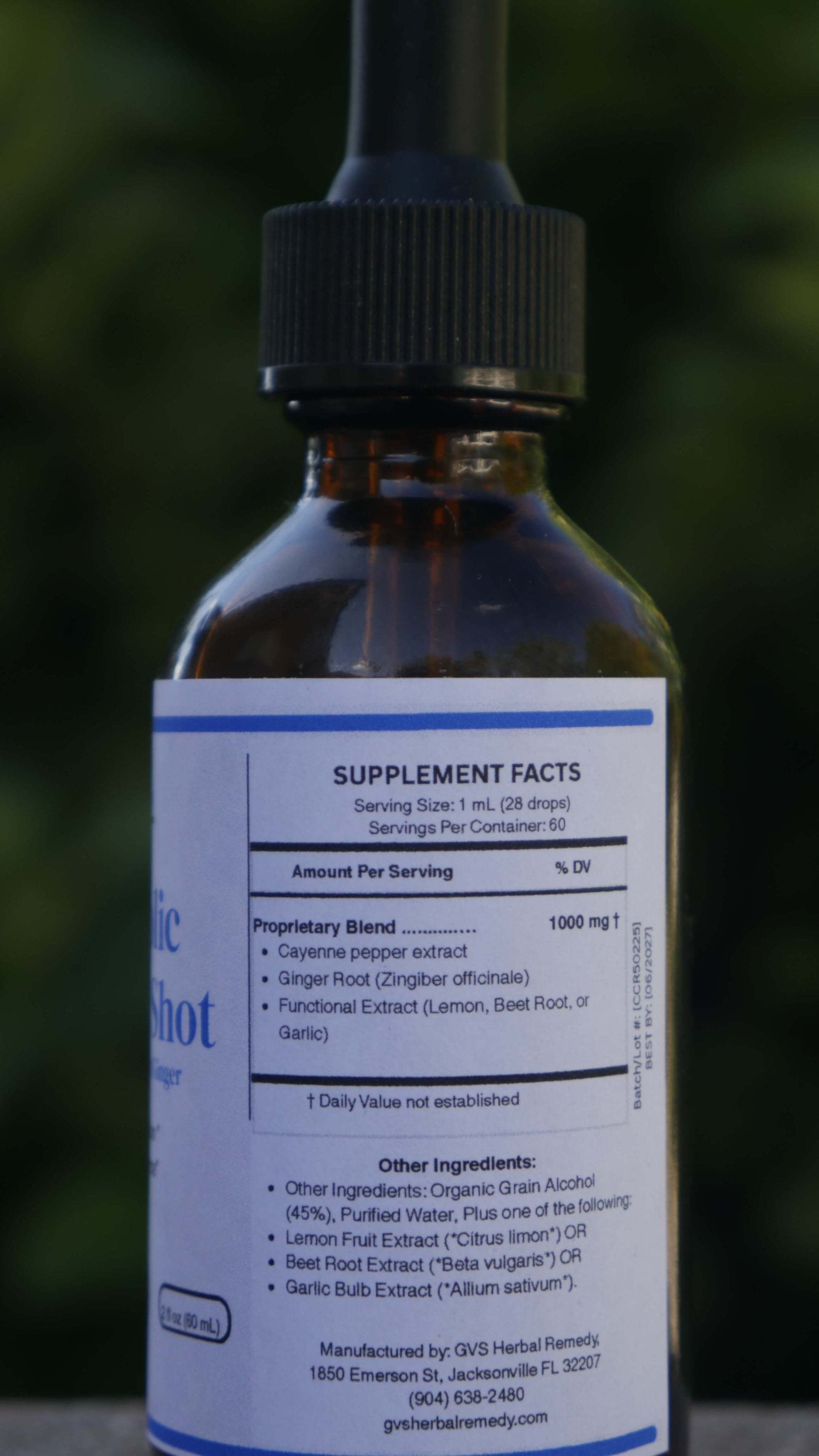 Metabolic Warmth Shot herbal wellness drink