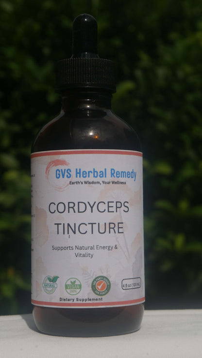 Cordyceps Mushroom Tincture herbal extract bottle