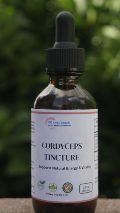 Cordyceps Mushroom Tincture natural wellness product
