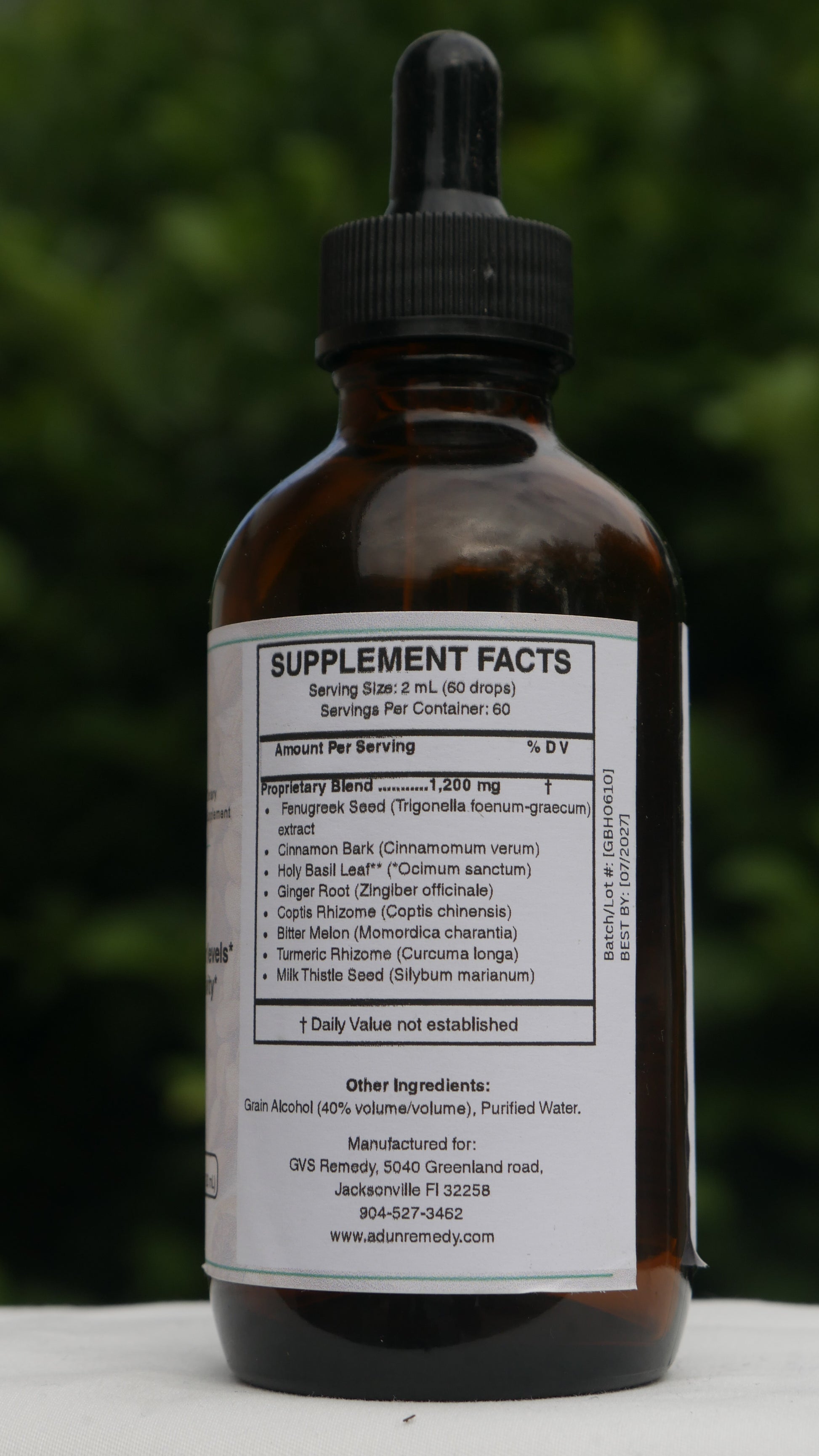 GlycoBalance natural supplement bottle