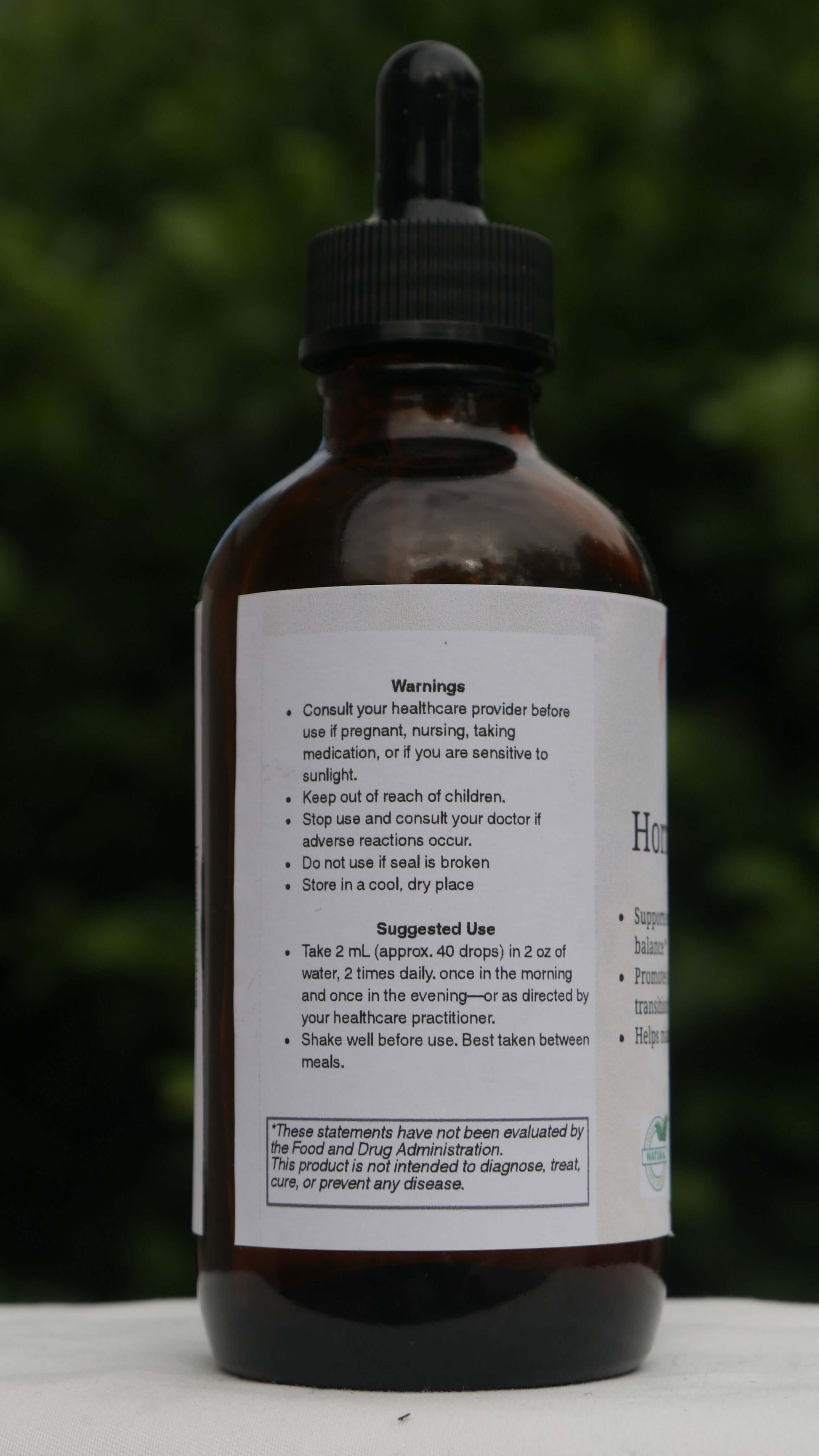 HormoniCalm Herbal Tincture herbal extract