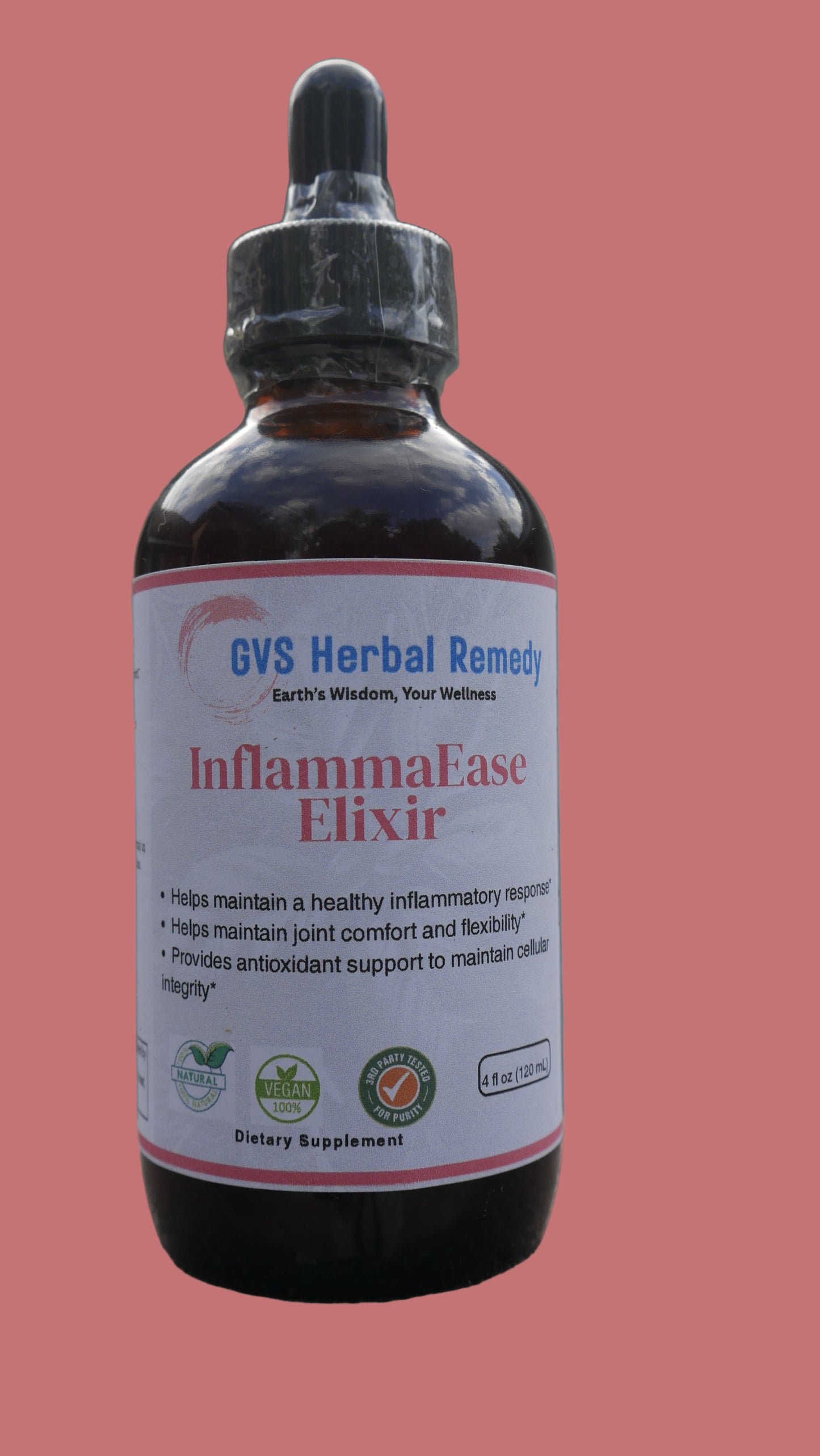 InflamaEase natural supplement bottle