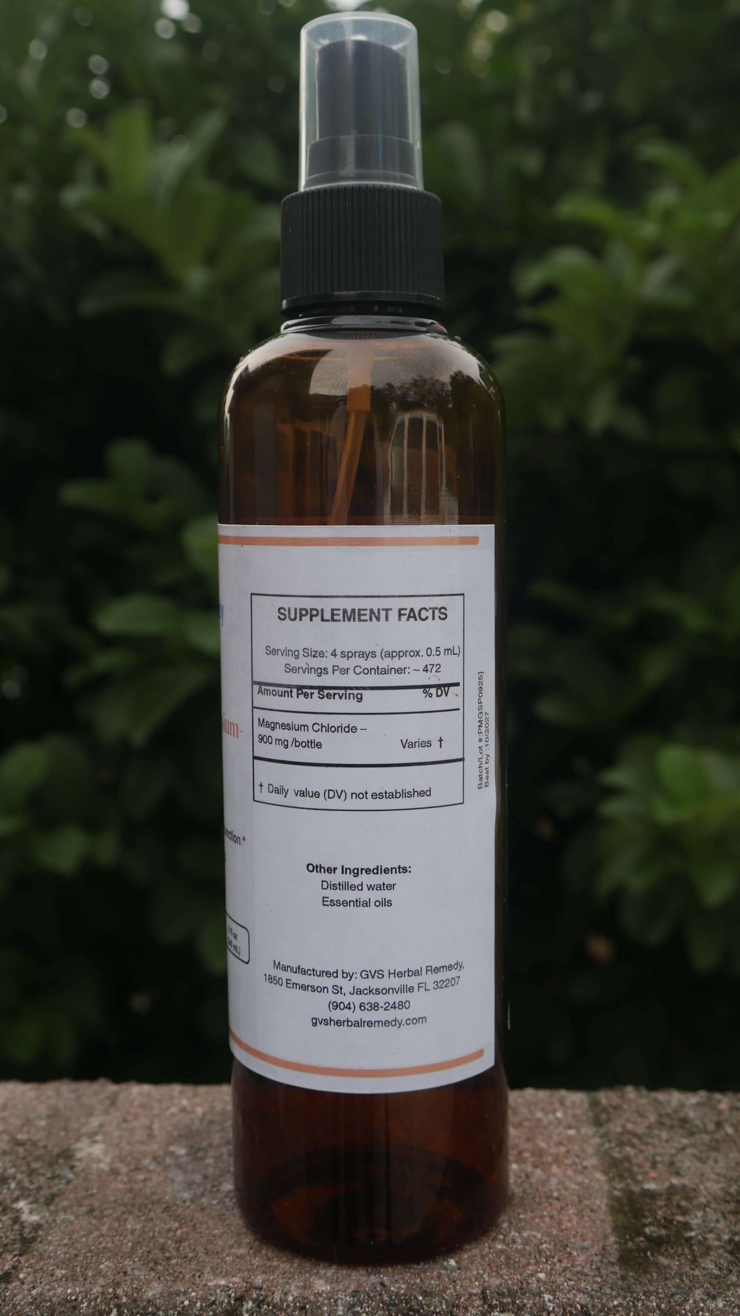 PureTropic Magnesium Spray bottle