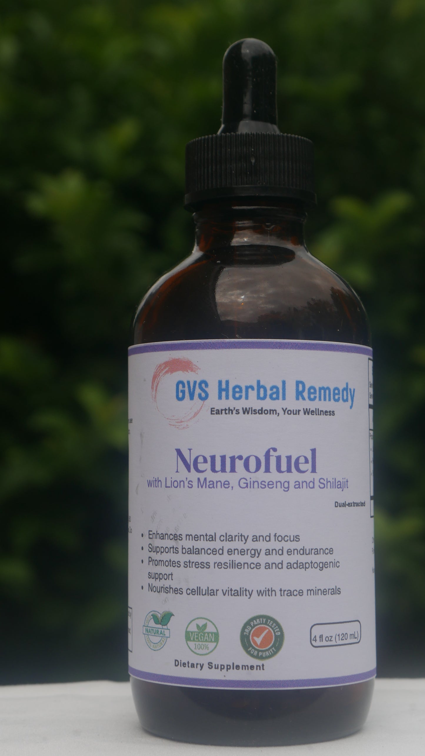 NeuroFuel Tincture herbal brain support