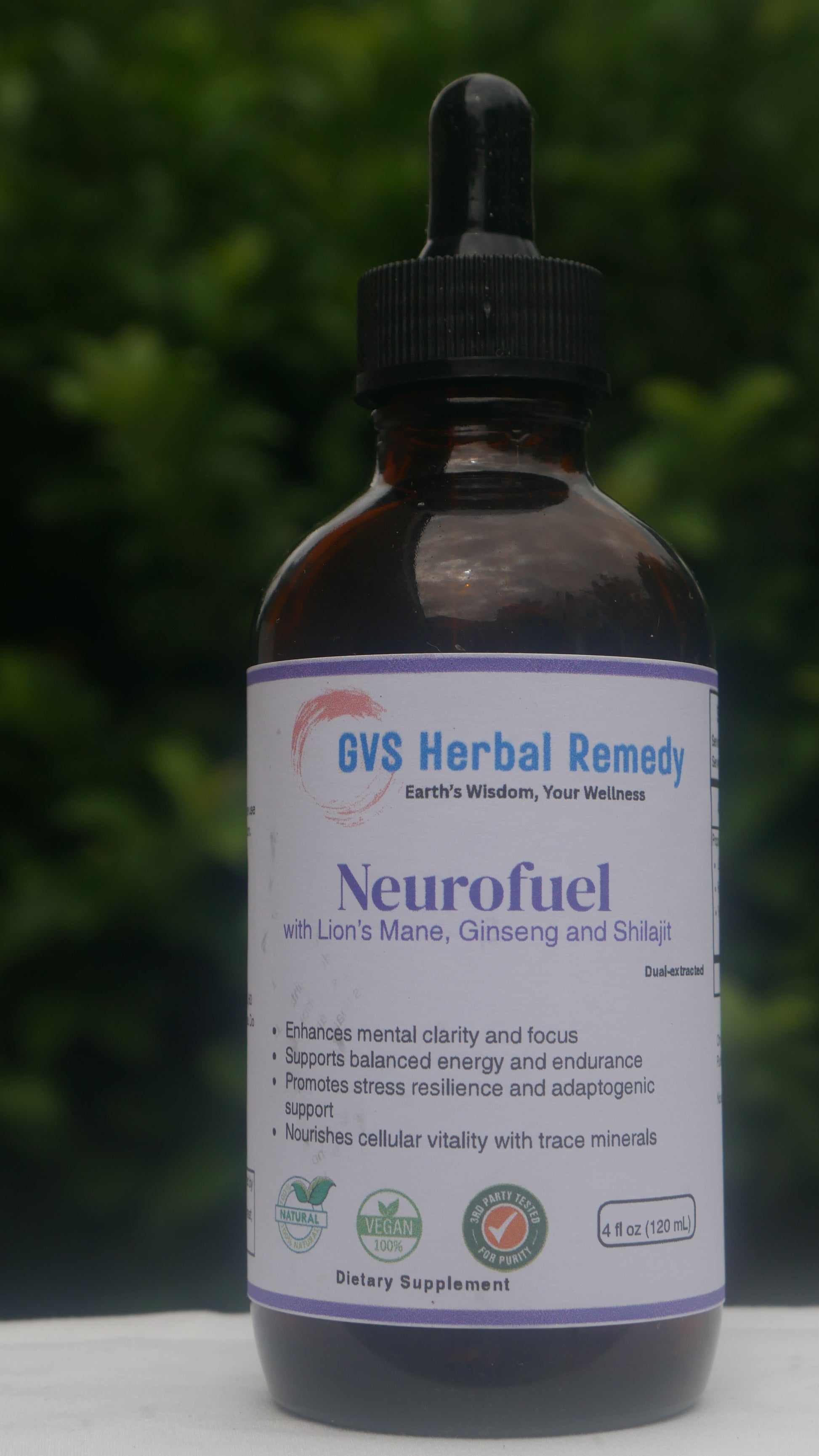 NeuroFuel Tincture herbal brain support